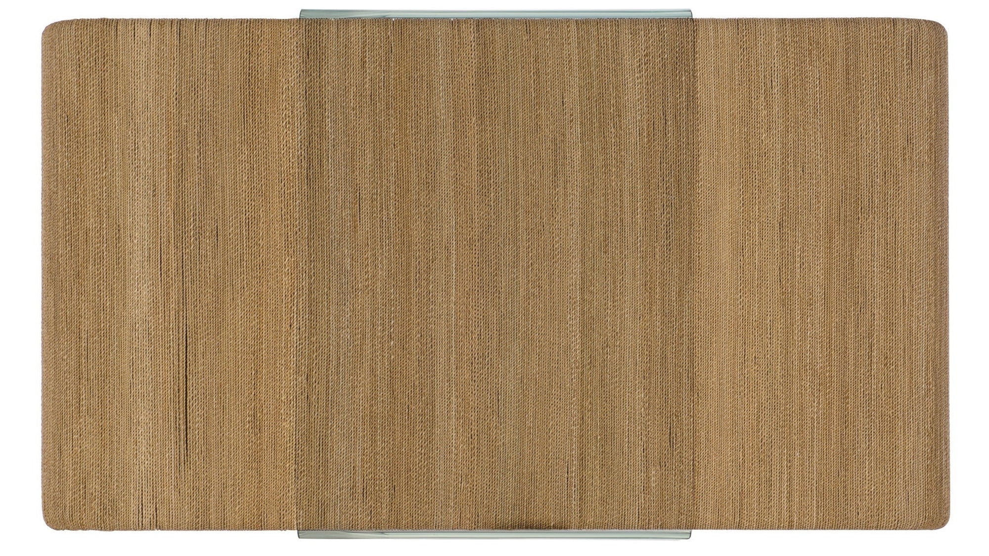 Amani - Rope And Glass Cocktail Table - Light Brown