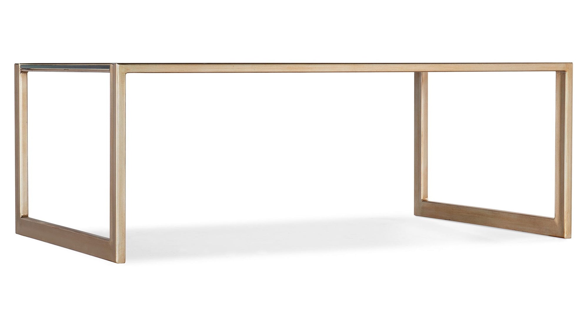 Melange - Koi Rectangle Cocktail Table - Gold