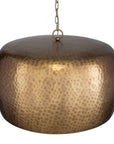 Lemont - Hammered Brass 1 Light Pendant - Brass