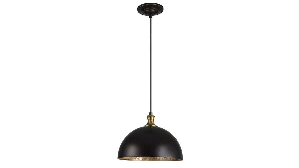 Placuna - 1 Light Pendant - Bronze