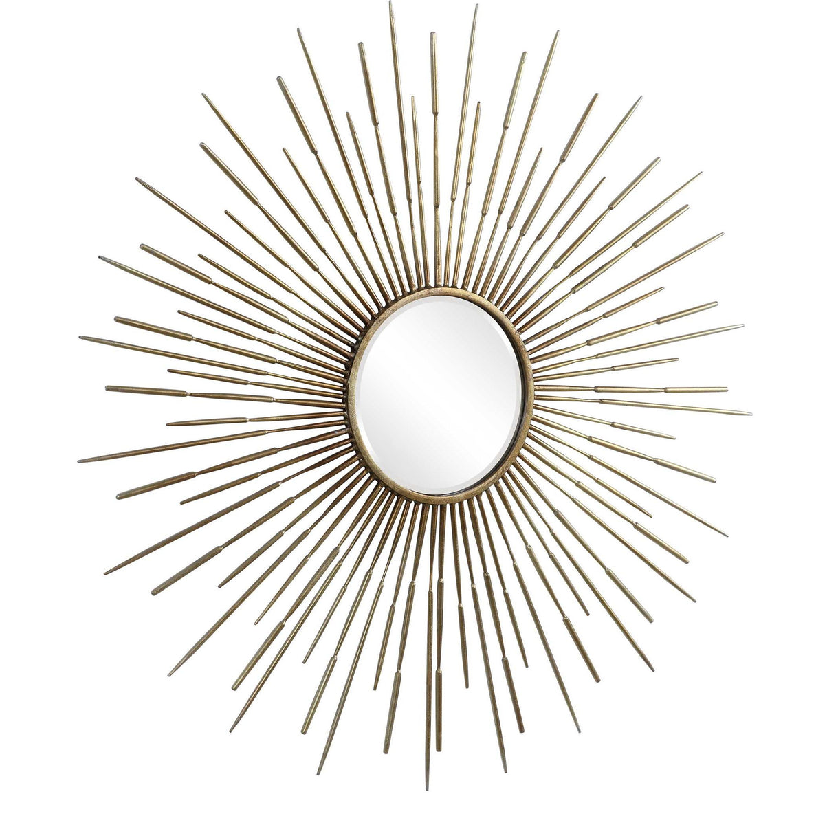 Golden - Rays Starburst Mirror - Gold
