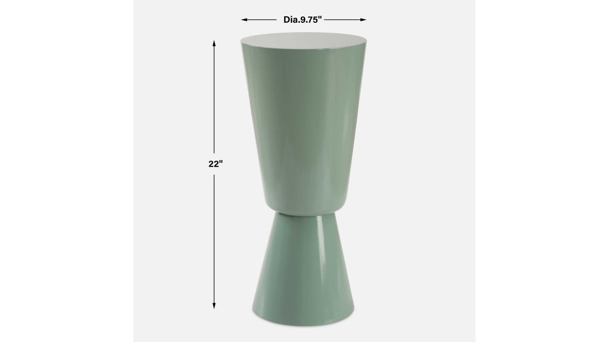 Sabetha - High Gloss Drink Table - Green