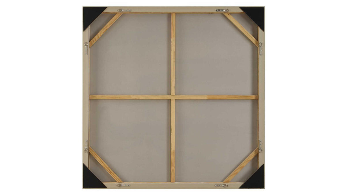 Outburst - Hand Painted Modern Art - Black / Blue / Brown / Gray / Green / Orange / Red / White / Woodtone