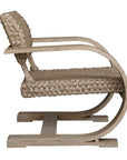 Rehema - Outdoor Wicker Lounge Chair - Gray