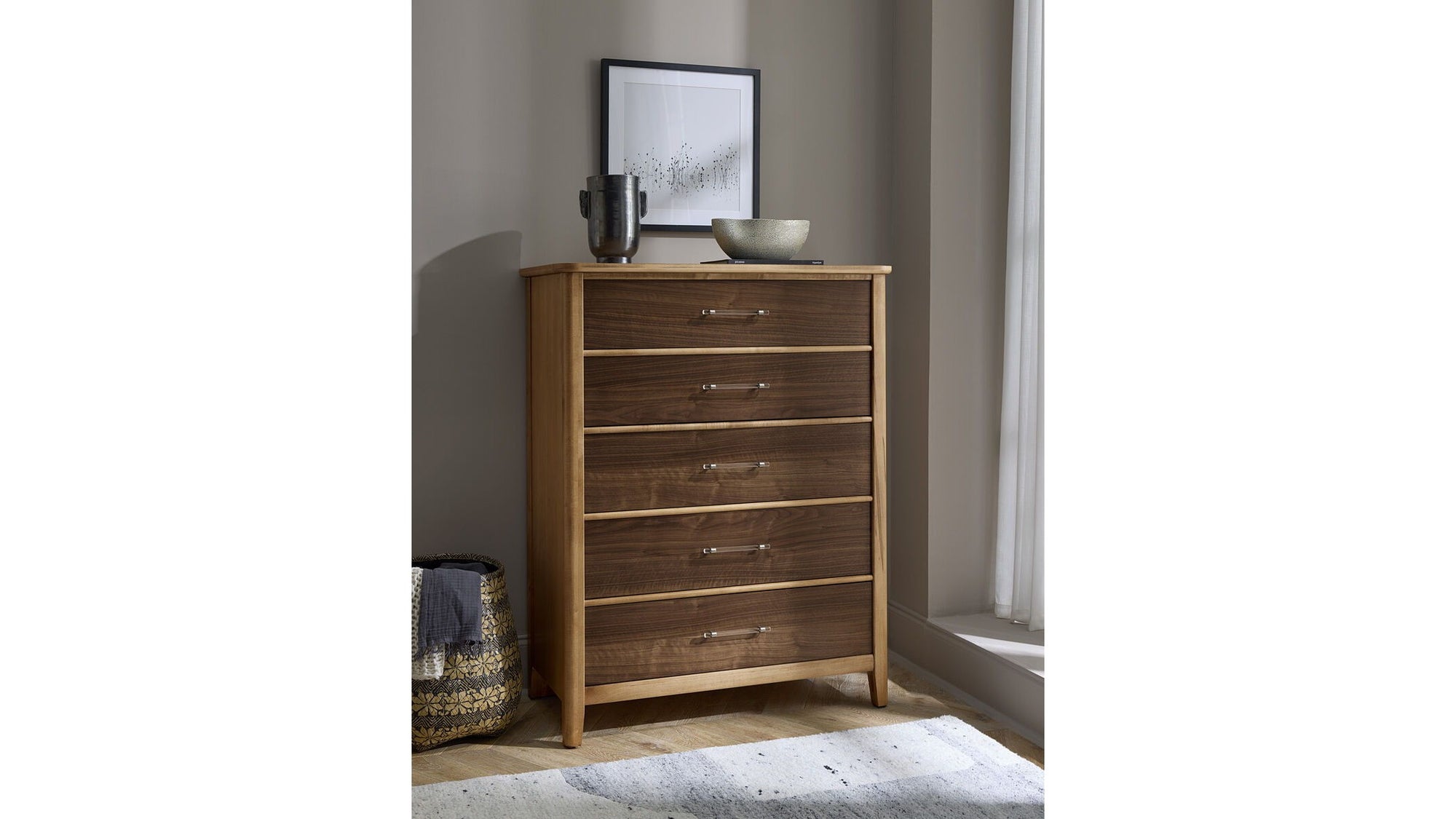 Nordhaven - 5 Drawer Chest - Two-Tone