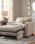 SS - Griffin Twin Sleeper Chair - New Page Flax