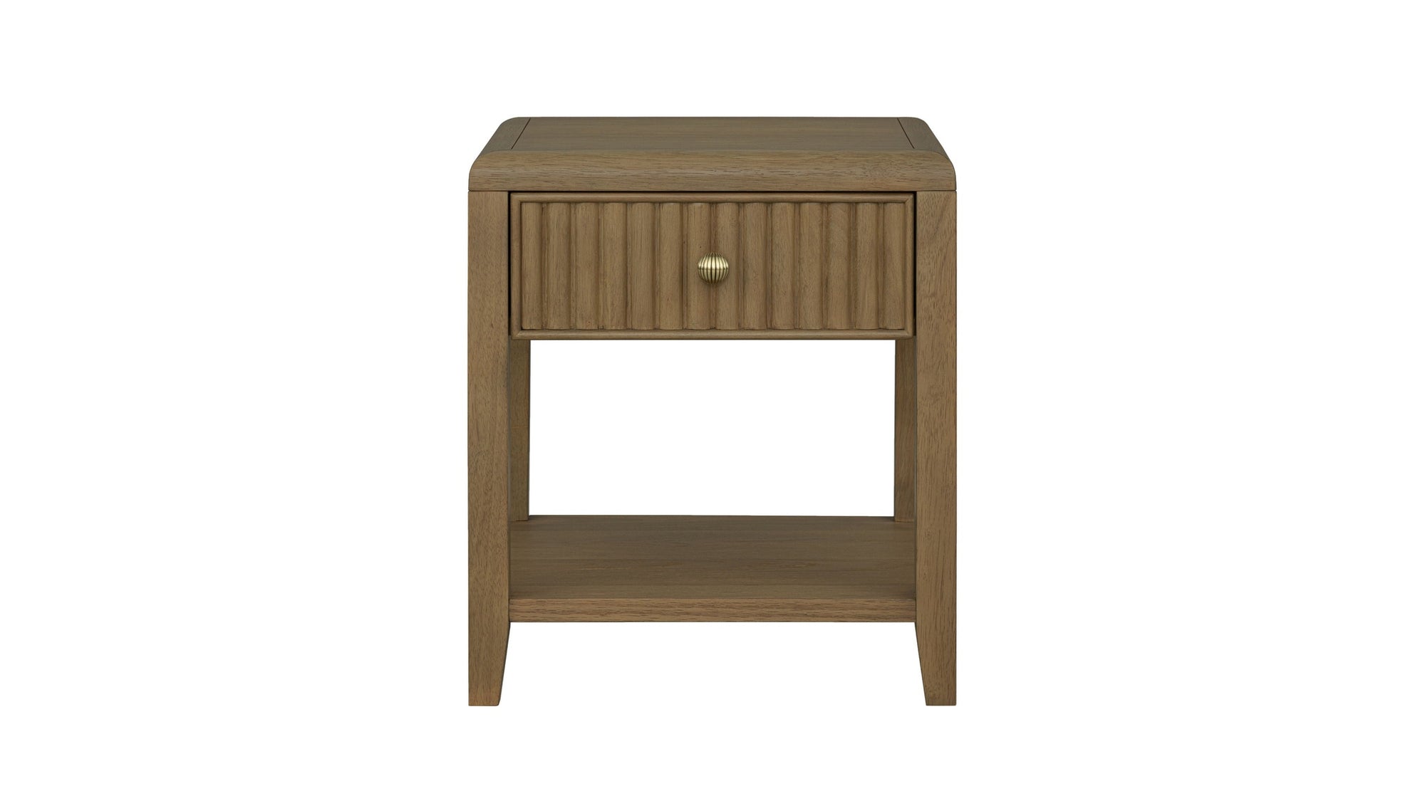 Reed - Chairside Table - Driftwood Oak