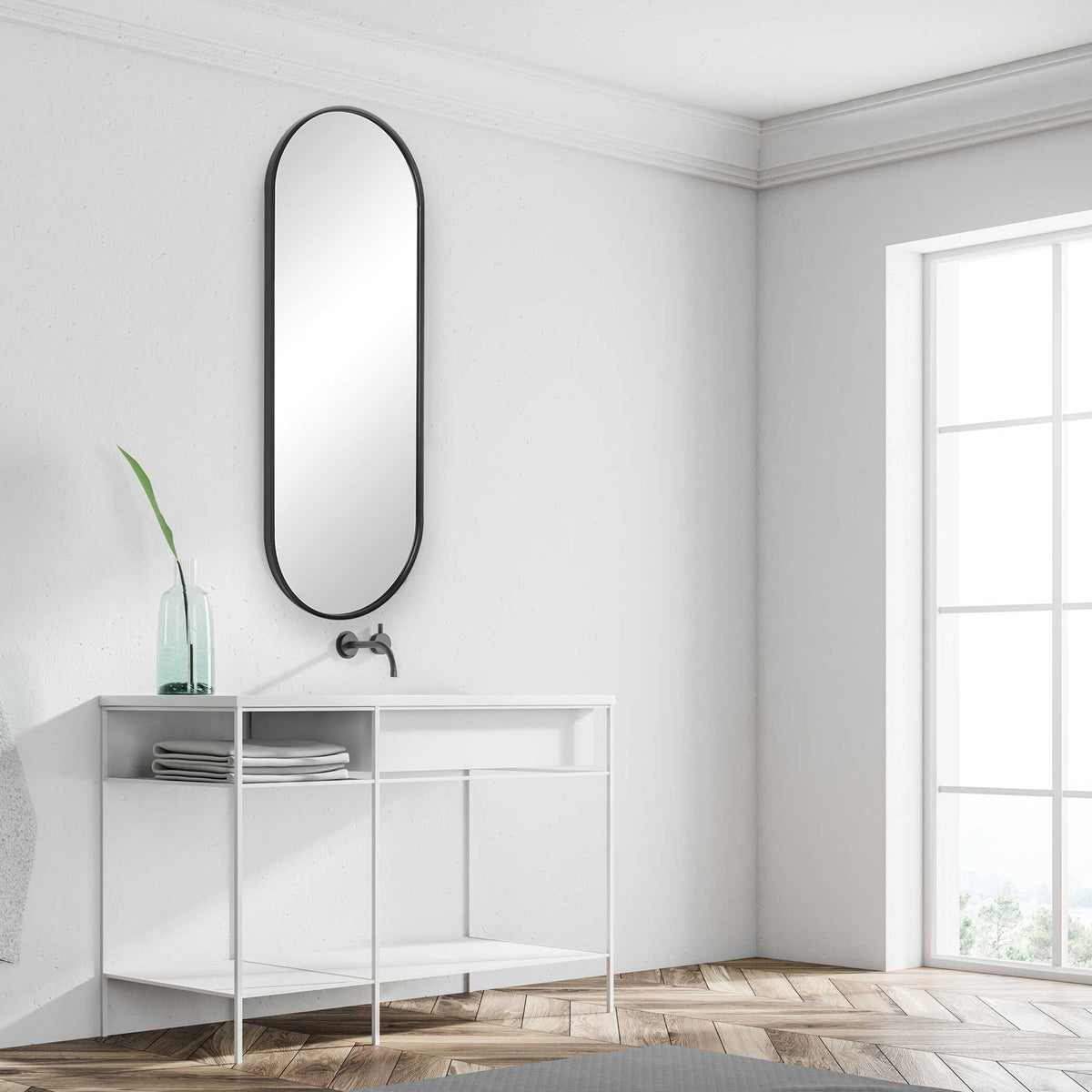 Varina - Oval Mirror