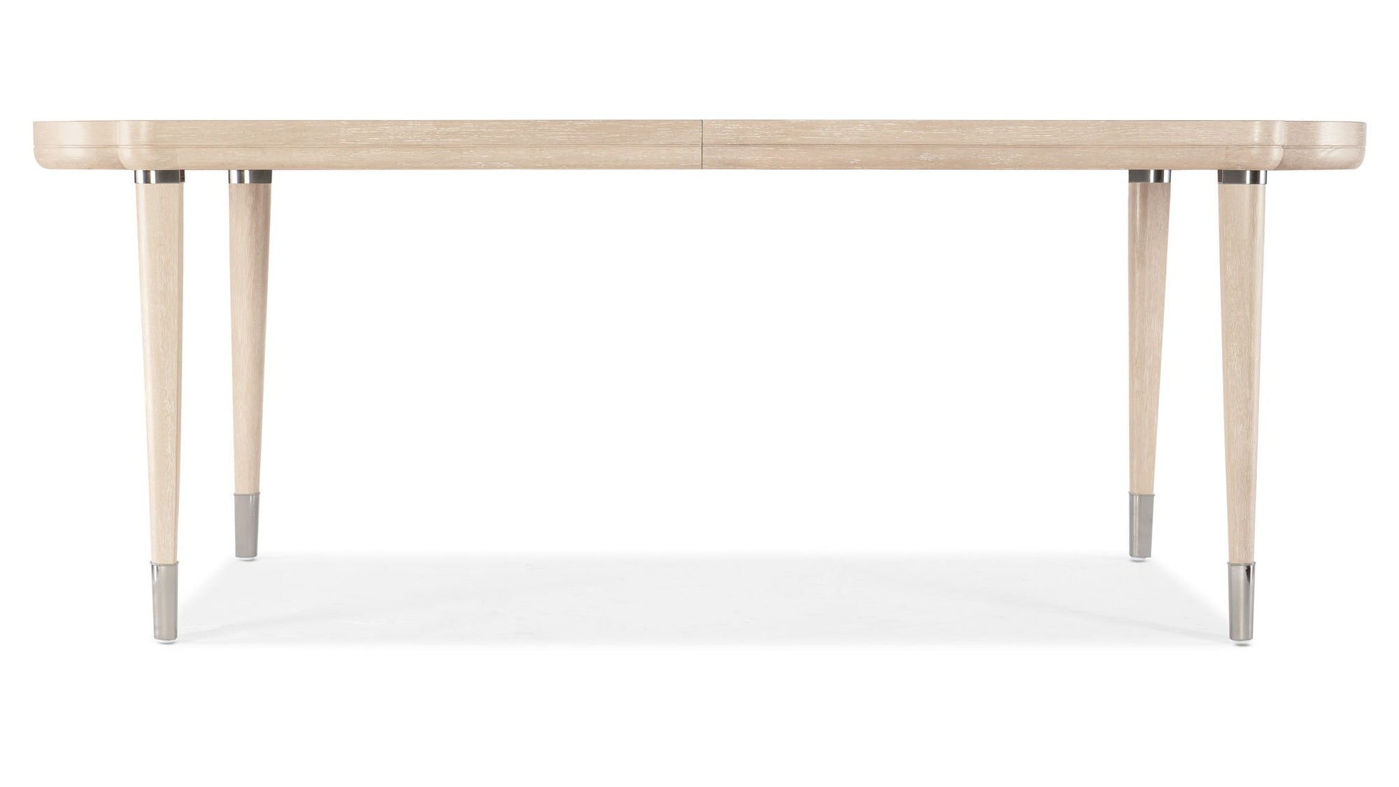 Nouveau Chic - Rectangle Dining Table With 1-22" Leaf - Light Brown