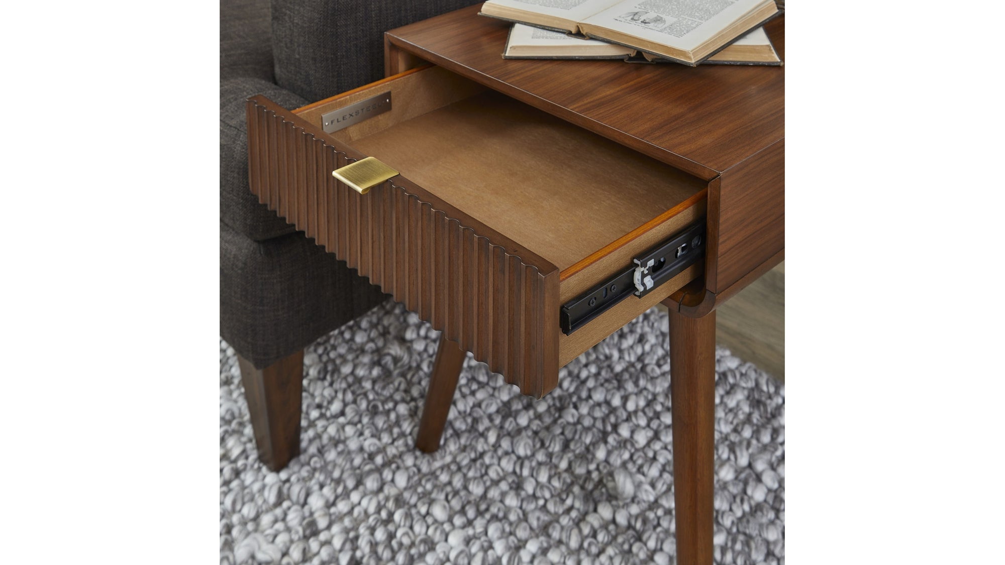 Ludwig - Occasional End Table - Dark Brown