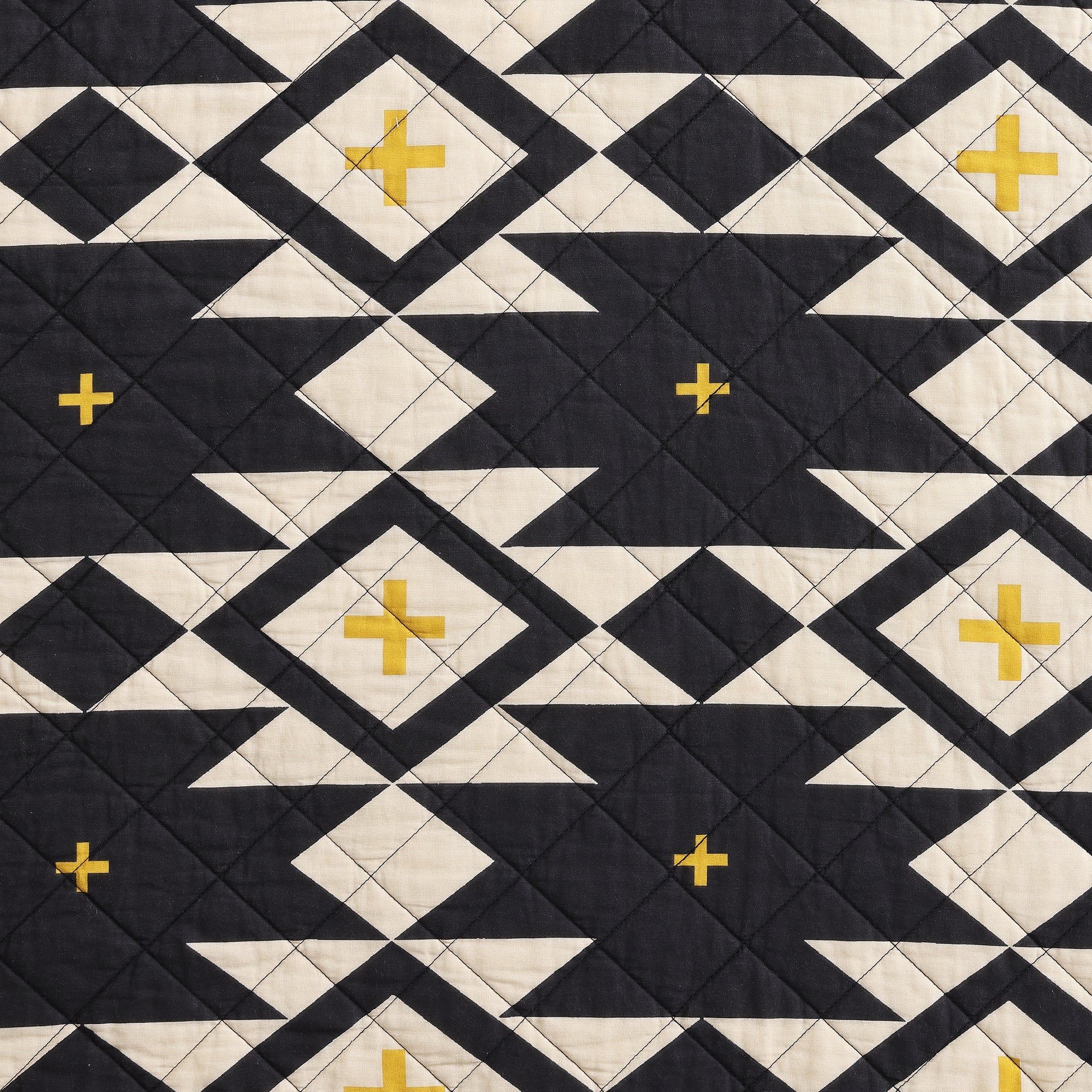 High Desert - Twin Reversible Quilt Set (Set of 2) - Black