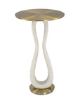 Sonia - Modern Accent Table - Brass