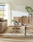 Vineyard Row - Wine Barrel End Table - Light Brown
