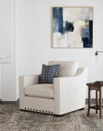 Milo - Fabric Chair With Nailhead Trim