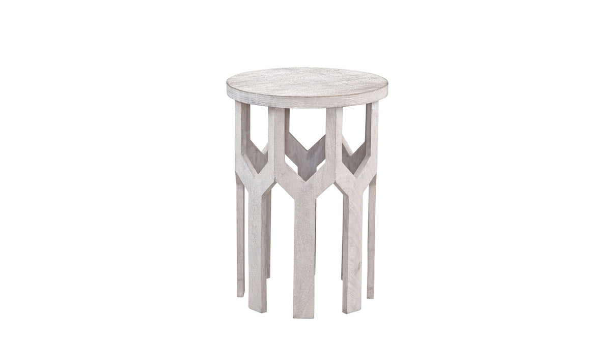 Lloyd - White Accent Table - White