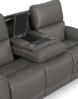 Carter - Power Reclining Sofa With Console & Power Headrests & Lumbar