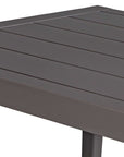 Polanco - Outdoor Aluminum Dining Table - Black
