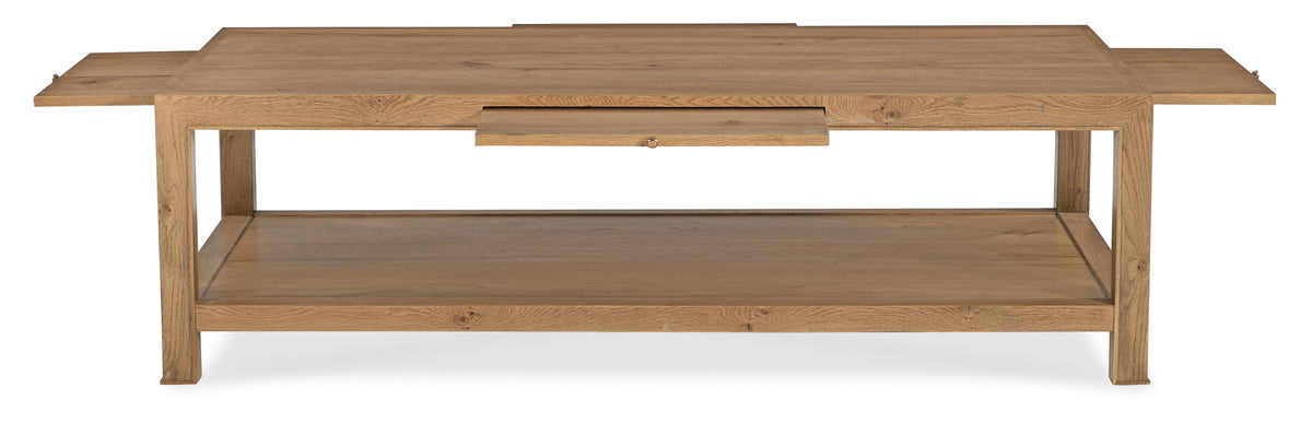 Cashiers - Large Rectangle Cocktail Table - Almond