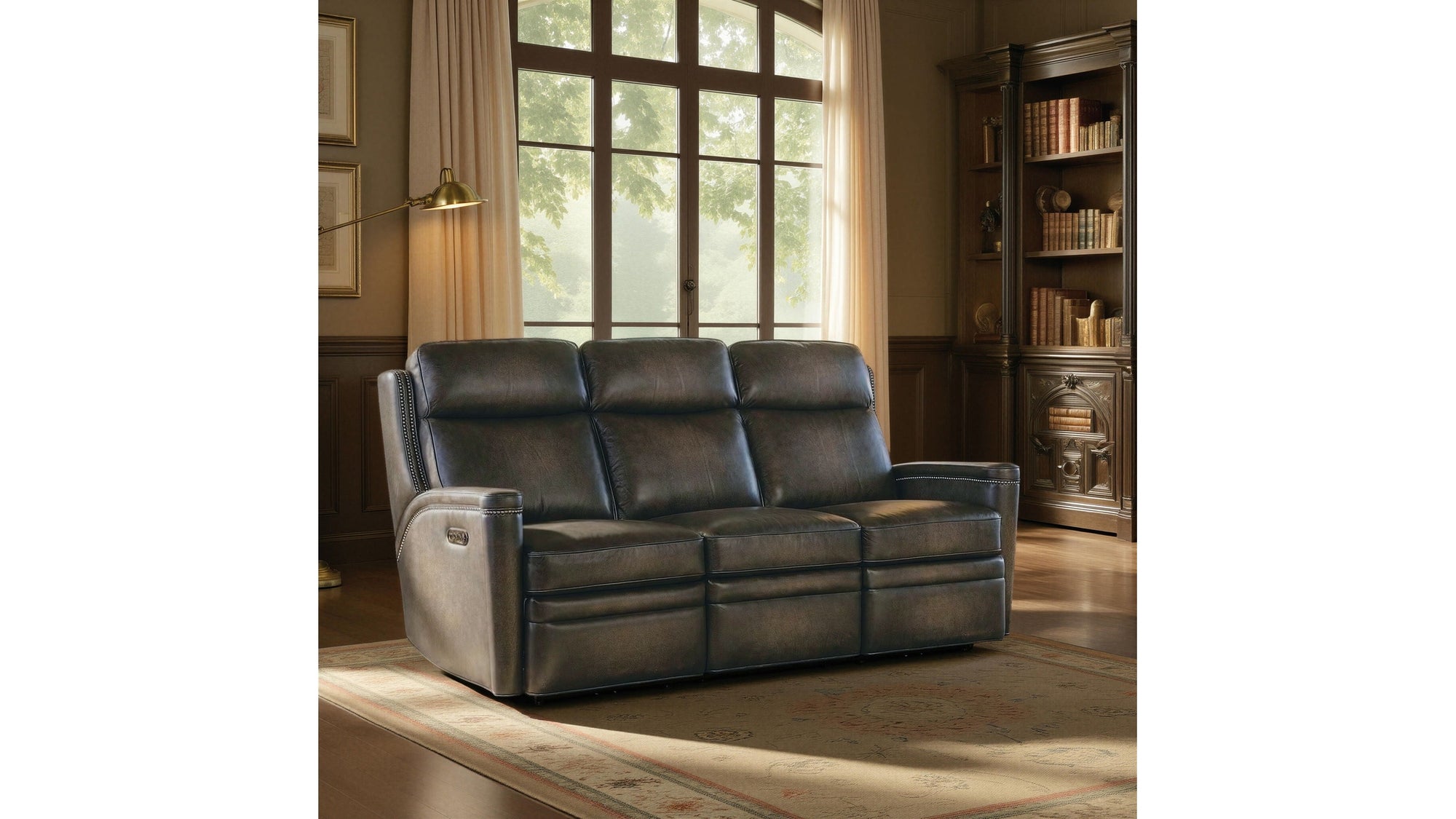 SS - Hamilton Power Sofa With Power Headrest