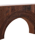 Cole - Console - Dark Brown / Beige