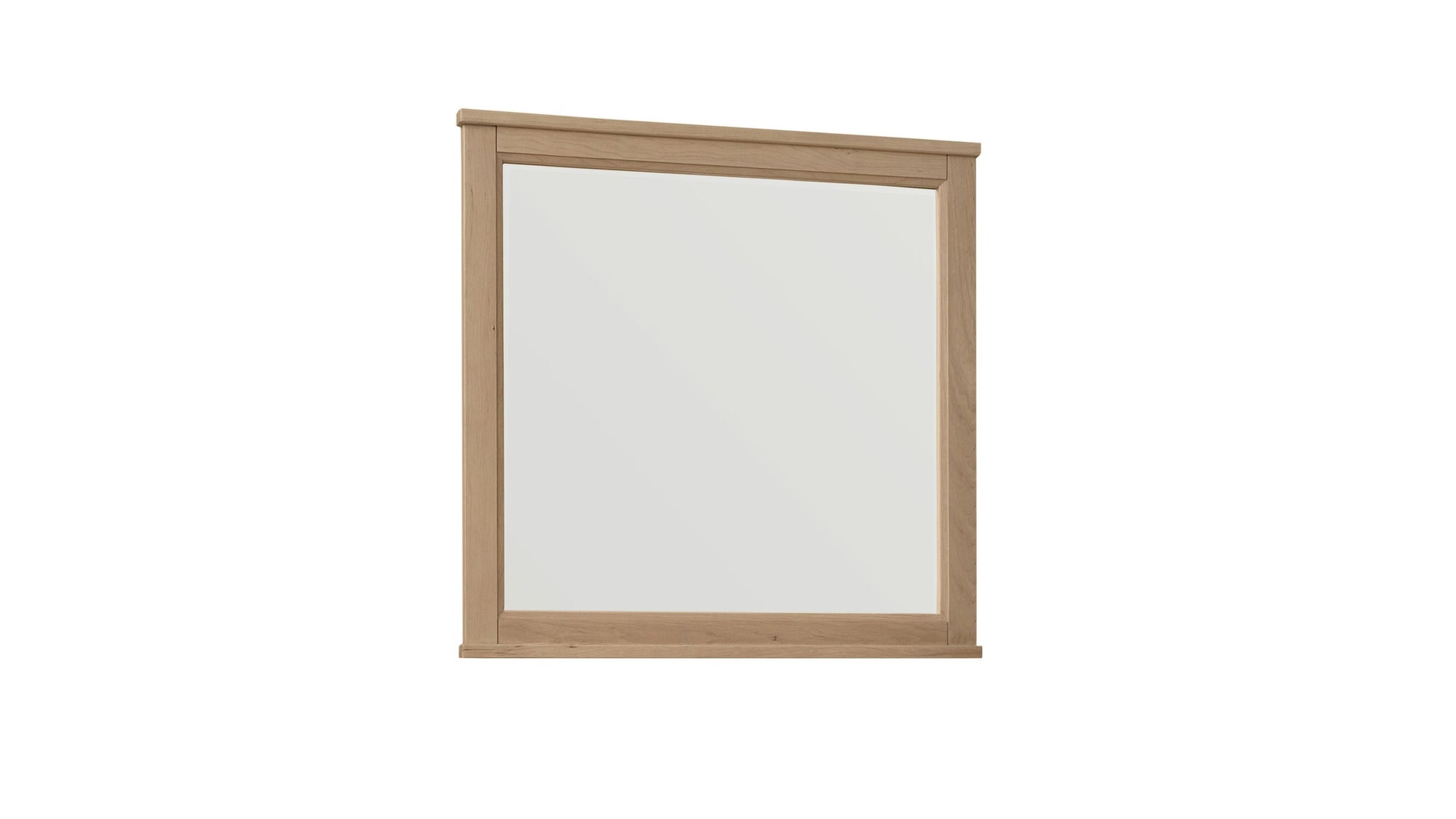Crafted Cherry - Beveled Glass Landscape Mirror - Bleached Cherry