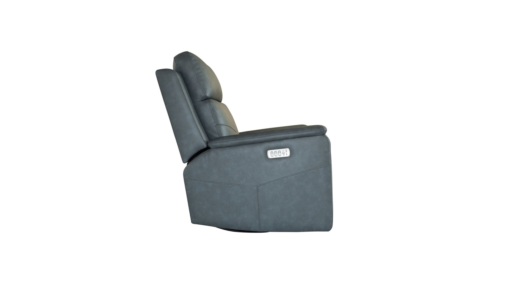 Vernon - Power Swivel Gliding Recliner With Power Headrest, Lumbar, Heat &amp; Massage