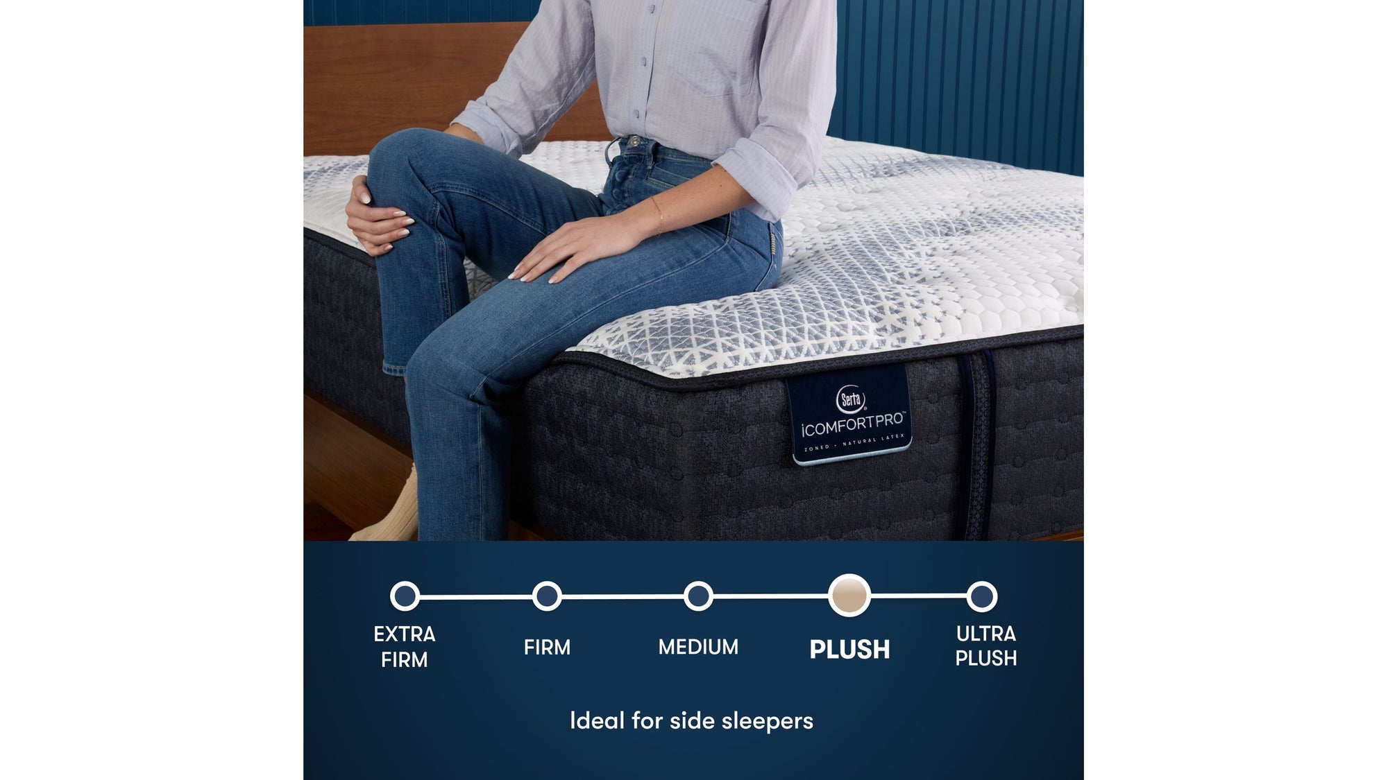 iComfortPro - 15" Canterbury Latex Foam Plush Mattress