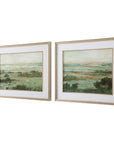 Warm - Valley Framed Prints (Set of 2) - Light Brown