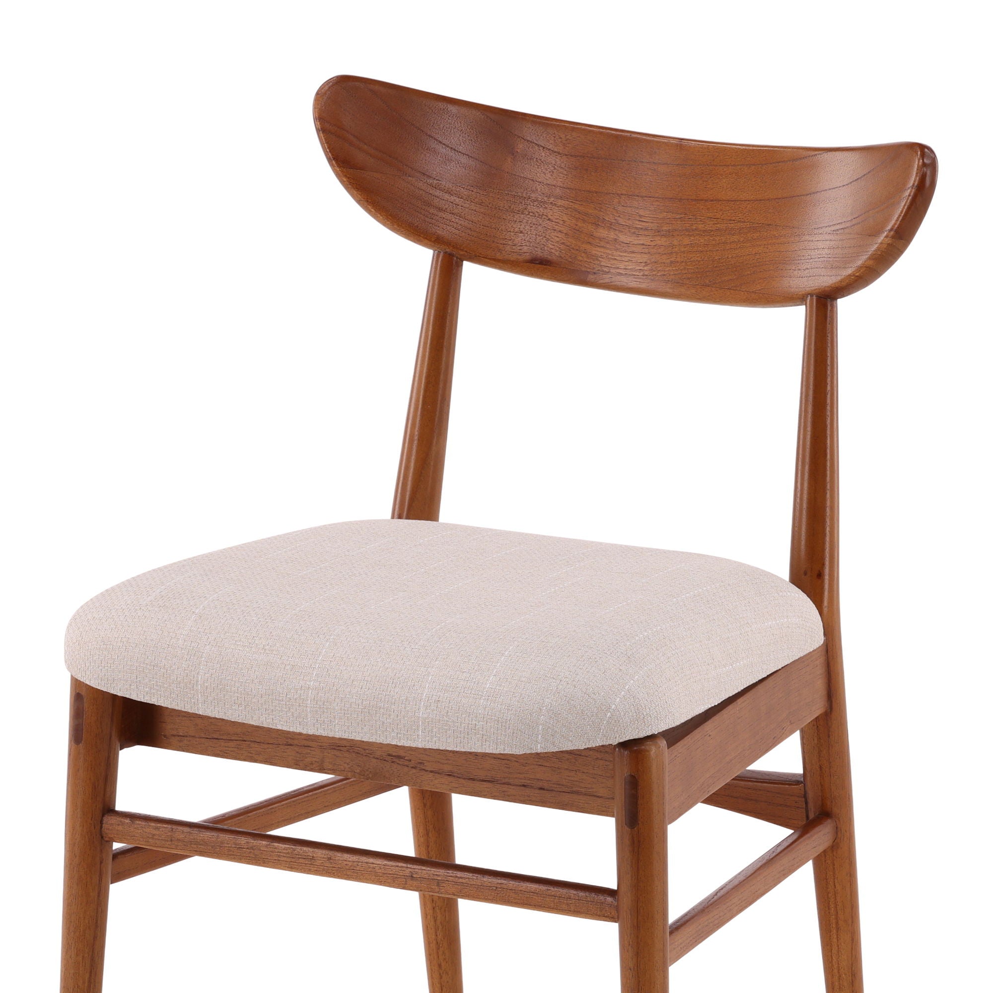 Johnson - Side Chair - Light Brown / Beige