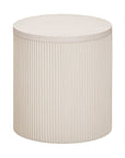 Lena - End Table - Washed White Oak