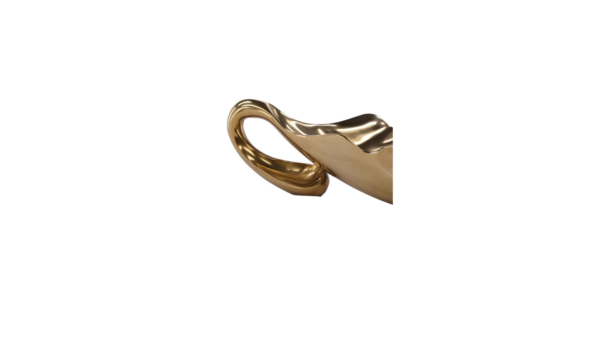 Elongated Bowl Set Set of 2 - Bronze / Gold