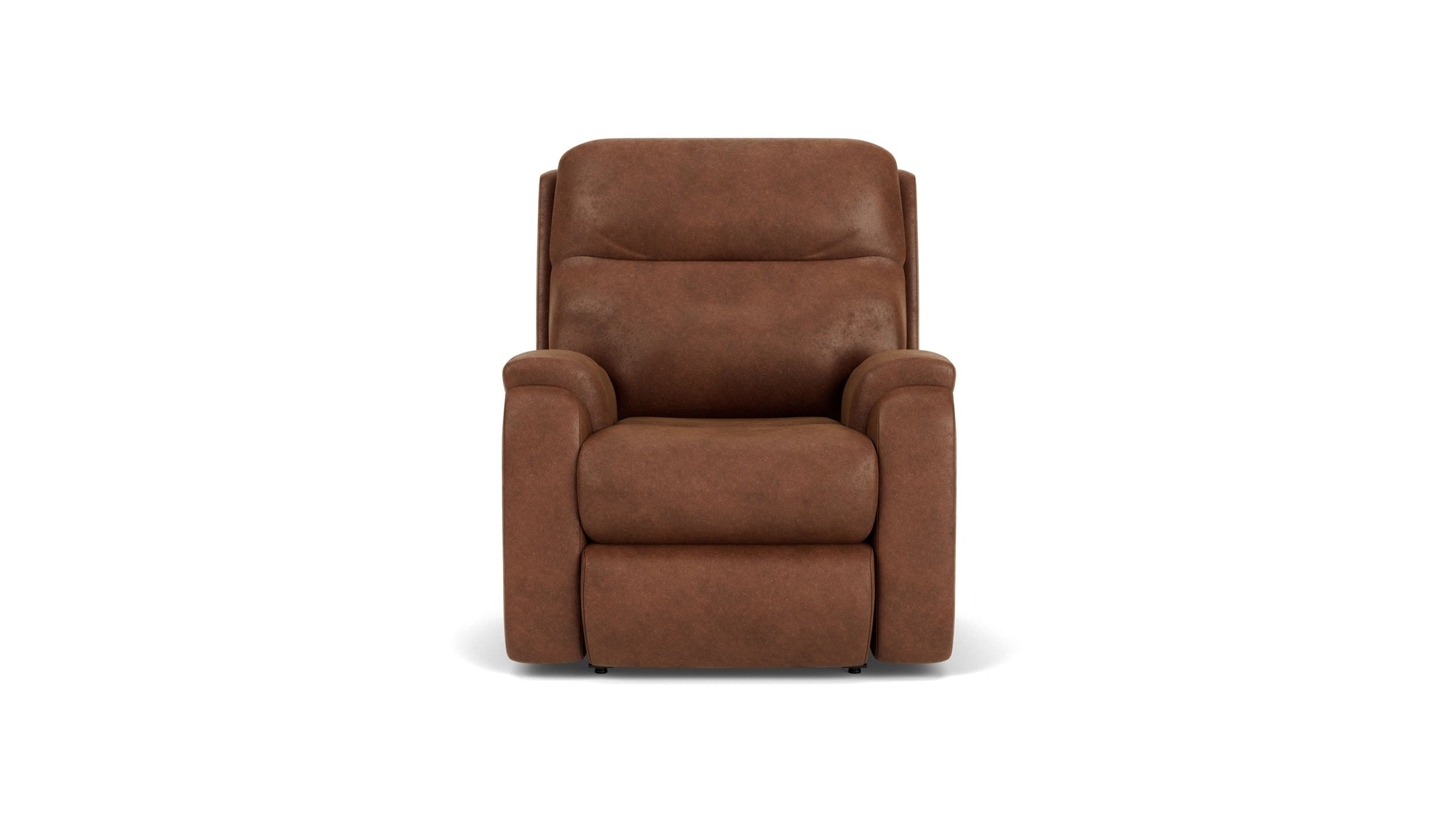 Penn - Transitional Fabric Power Rocking Recliner With Power Headrest & Lumbar