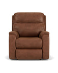 Penn - Transitional Fabric Power Rocking Recliner With Power Headrest & Lumbar