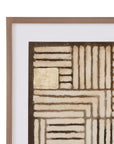 Purlin Framed Print Set of 2 - Brown