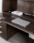 Work Your Way - House Blend Computer Credenza - Dark Brown
