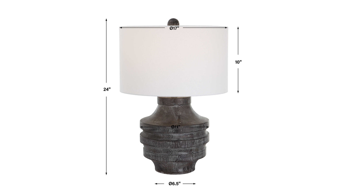 Timber - Table Lamp - Gray