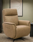 Cove - Power Swivel Recliner With Power Headrest, Lumbar, Heat, & Massage