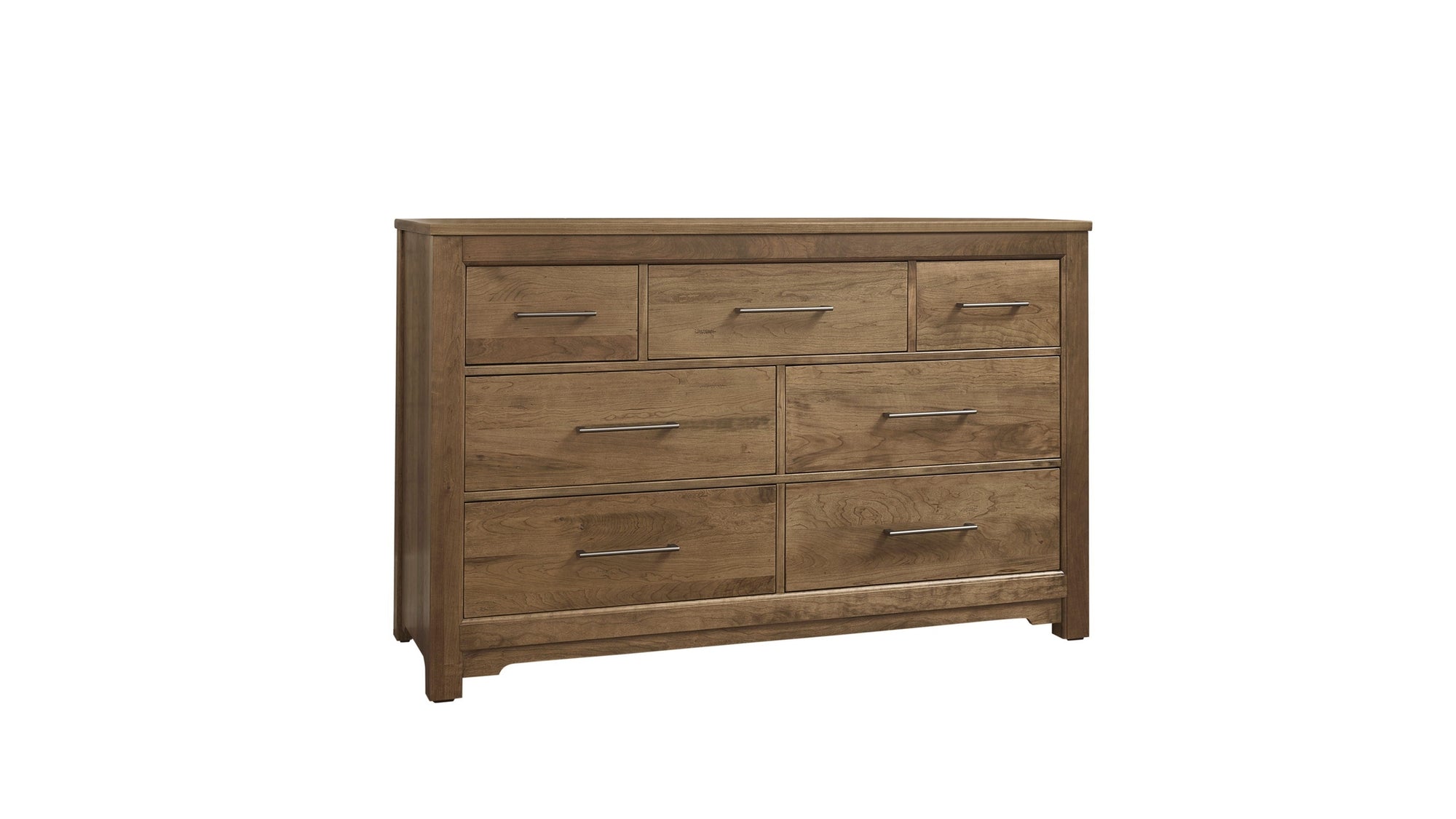 Crafted Cherry - 7 Drawers Dresser