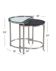Hensley - Bunching End Table - Silver