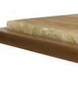 Gamora - Marble Drink Table - Gold / Green