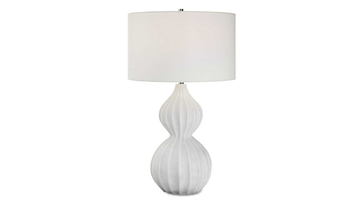 Antoinette - Marble Table Lamp - White