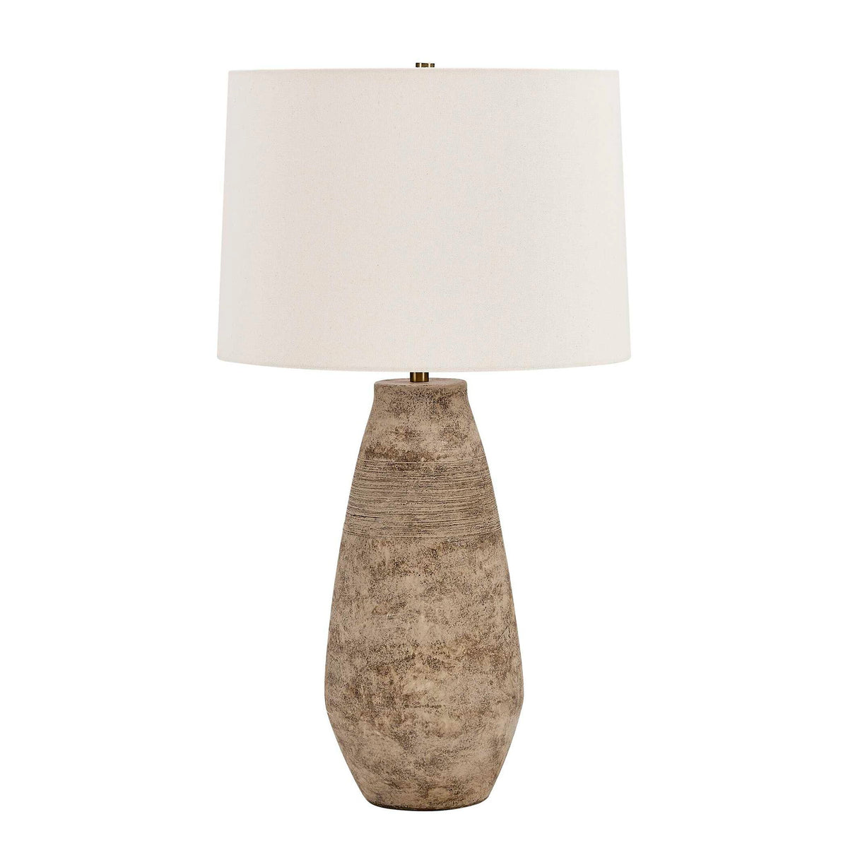 Dunford - Aged Table Lamp - Brown / Gray