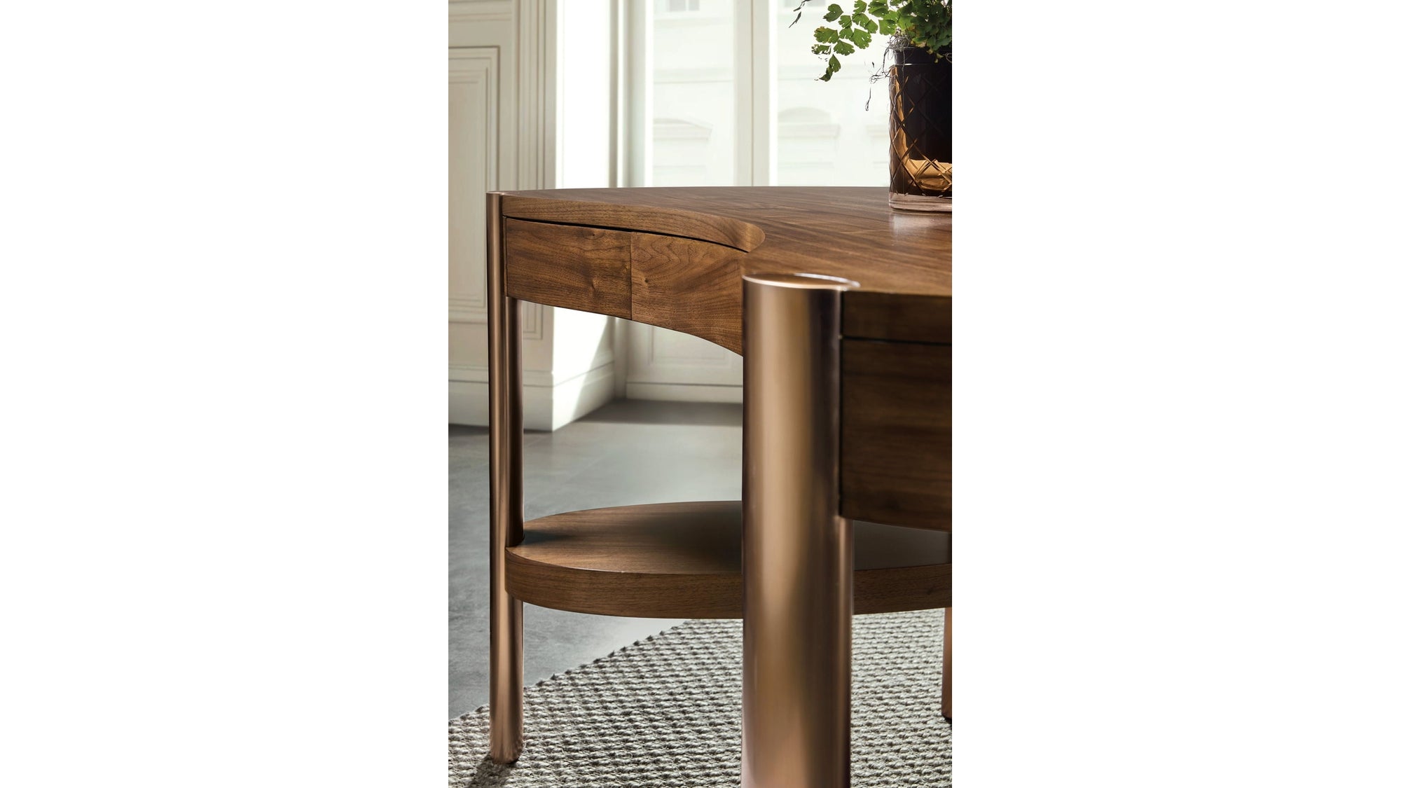 Eleana - Writing Desk - Medium Wood