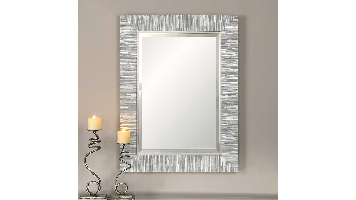 Belaya - Wood Mirror - Gray