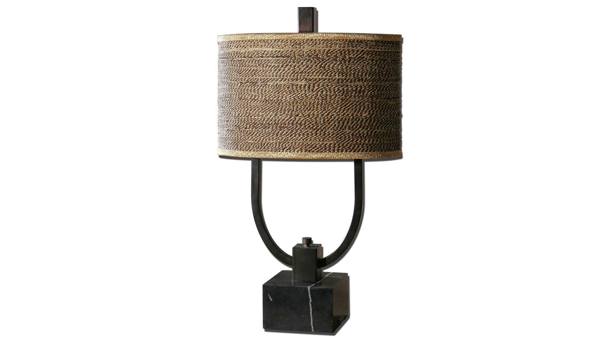 Stabina - Metal Table Lamp - Dark Brown