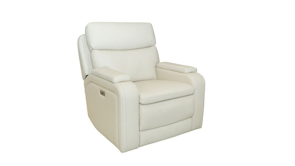 Gunner - Recliner With Power And Power Headrest - Almond