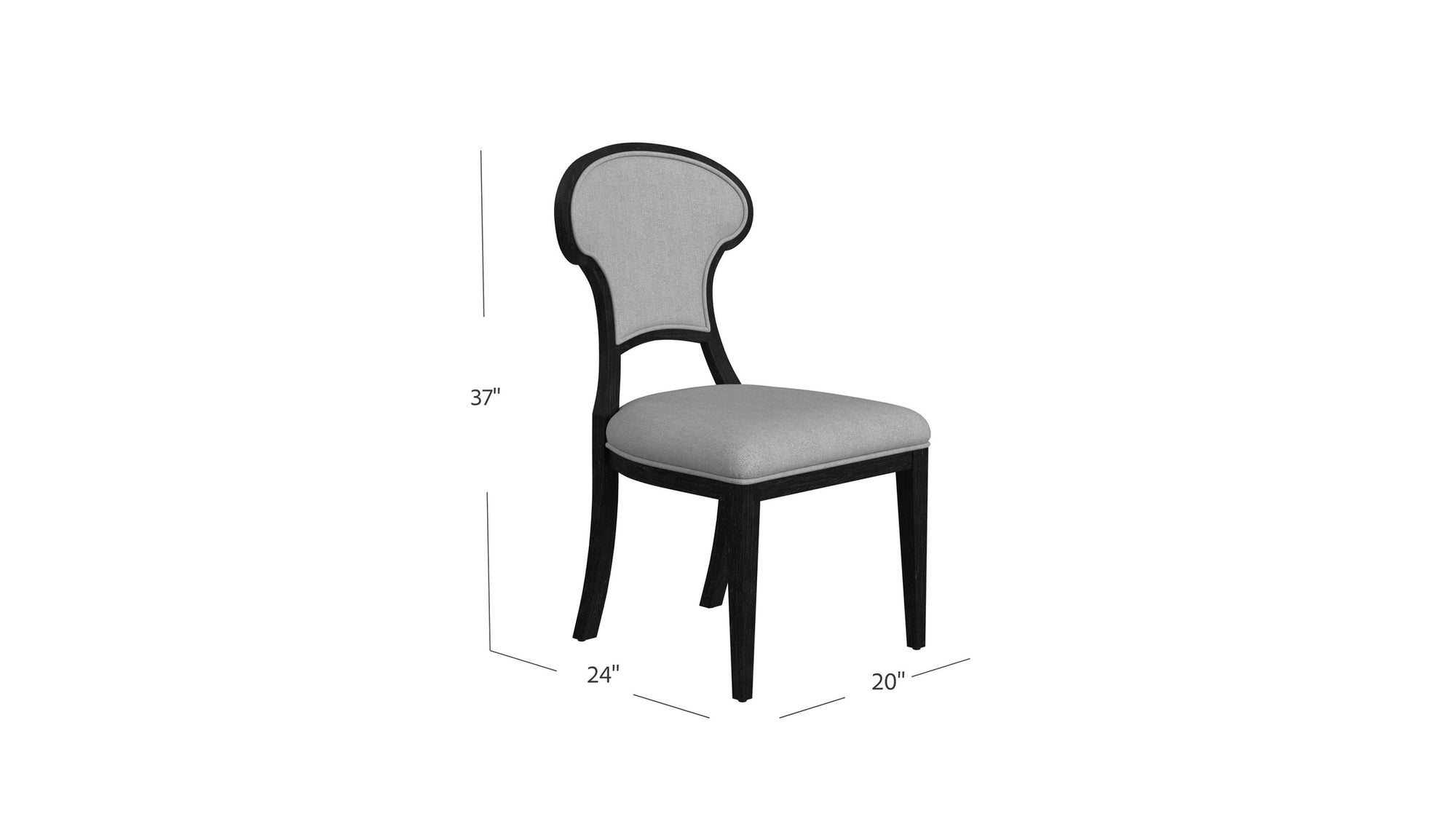 Mateo - Dining Chair Set of 2 - Black