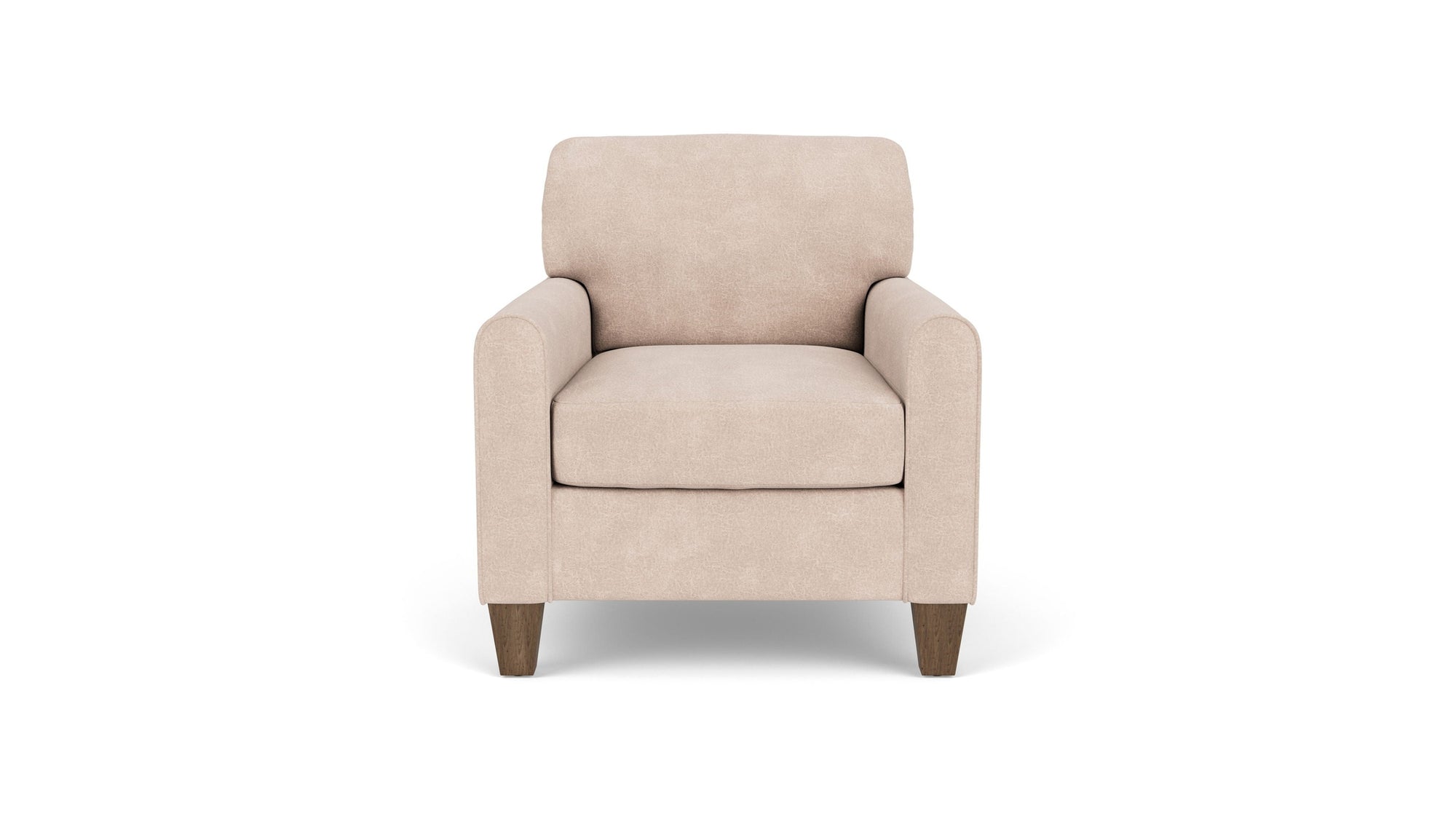 Moxy - Fabric Chair, Rounded Mailbox Arms