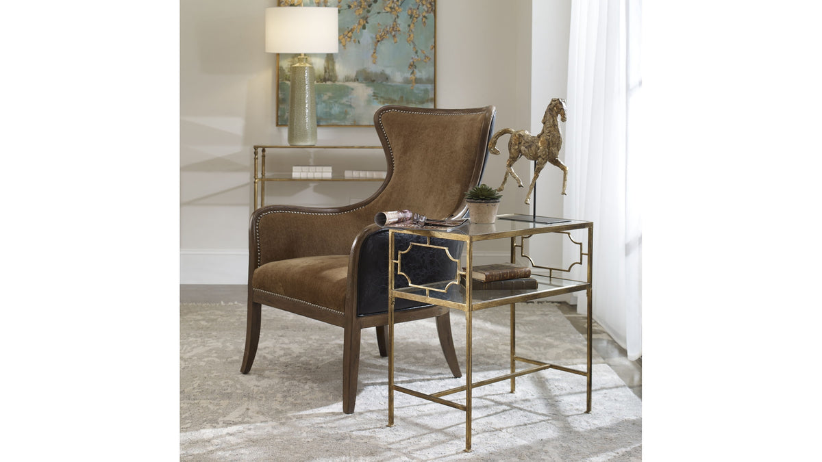 Genell - Side Table - Gold