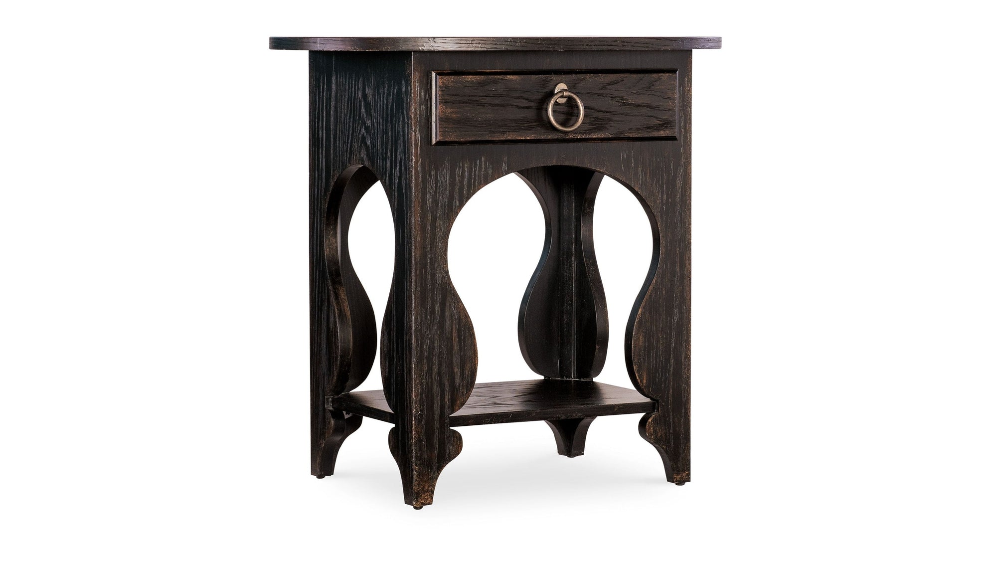 Americana - One-Drawer Oval Nightstand